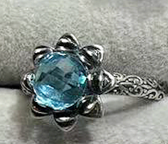 Eighteen Different Styles Natural Raw Crystal Ring Aquamarine Ring S925 Sterling Silver Adjustable