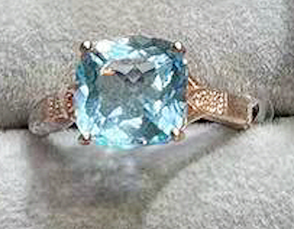 Eleven Different Styles Natural Raw Crystal Ring Aquamarine Ring S925 Sterling Silver Adjustable