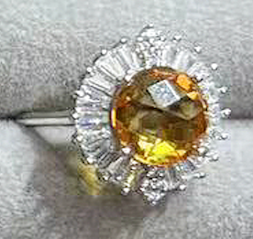 Fifteen Different Styles Natural Raw Crystal Ring Citrine Ring S925 Sterling Silver Adjustable